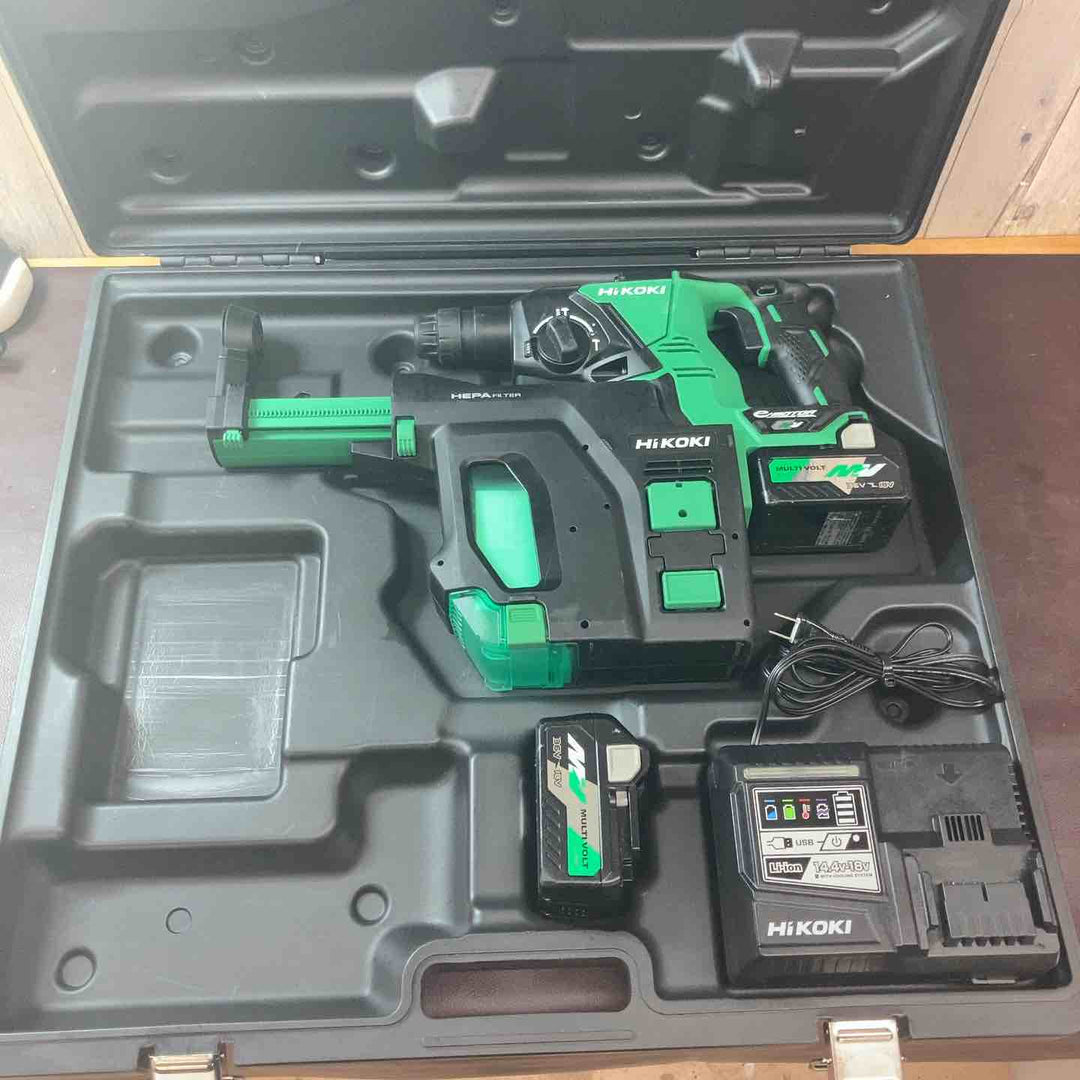【中古品】ハイコーキ(HIKOKI ※旧:日立工機) コードレスハンマドリル DH36DPB(2XP) 集塵システム付モデル【東大和店】