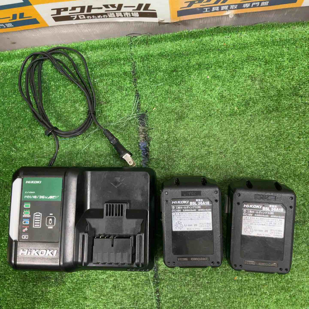 ★ハイコーキ(HIKOKI ※旧:日立工機) コードレスソフトインパクトドライバー WHP18DBL(2LXPK)【草加店】