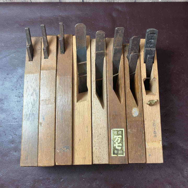 【中古品】 鉋(かんな) 安兵衛・小鍛冶・万七 作者不明 合脇取鉋 5個 計8個 【東大和店】