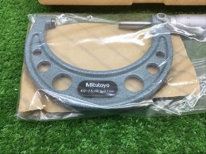 未校正◇ミツトヨ(Mitutoyo) 外側マイクロメーター OM-75 (103-139)【富山店】●Y5コン