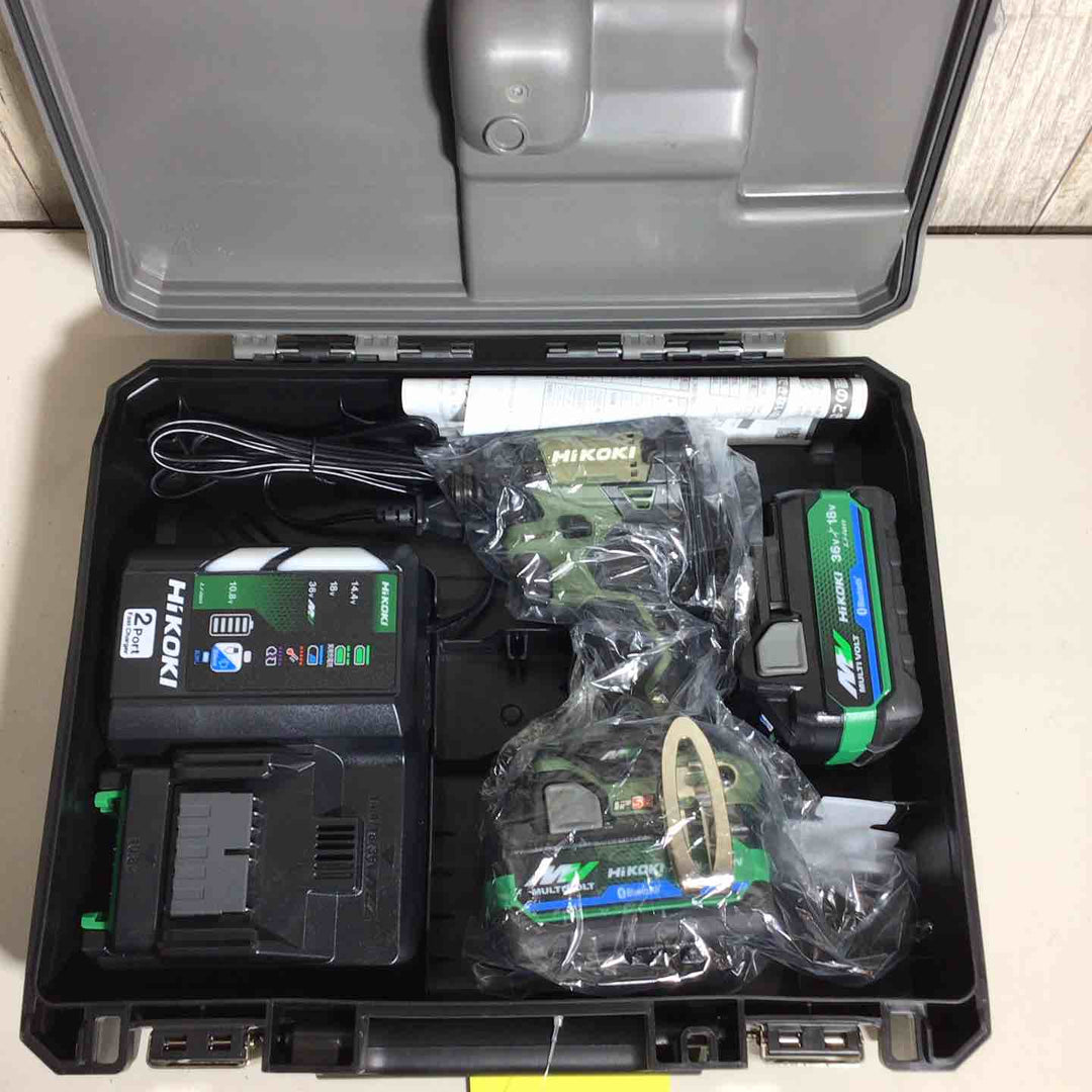 ★ハイコーキ(HIKOKI ※旧:日立工機) コードレスインパクトドライバ フォレストグリーン WH36DD(2XHGSZ)【戸田店】