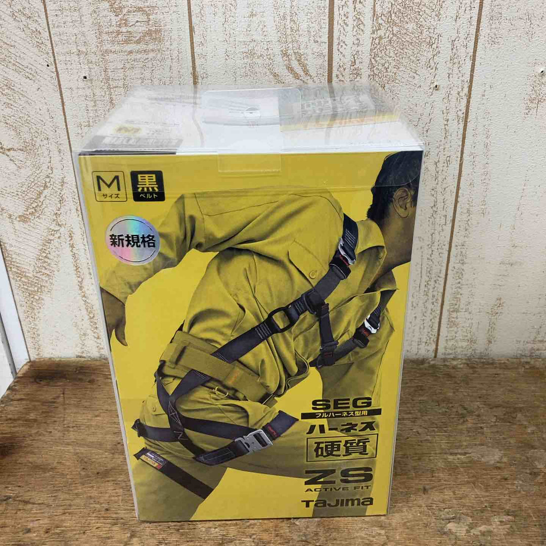 □タジマ(Tajima) ハーネスZS 黒 Mサイズ AZSM-BK【柏店】