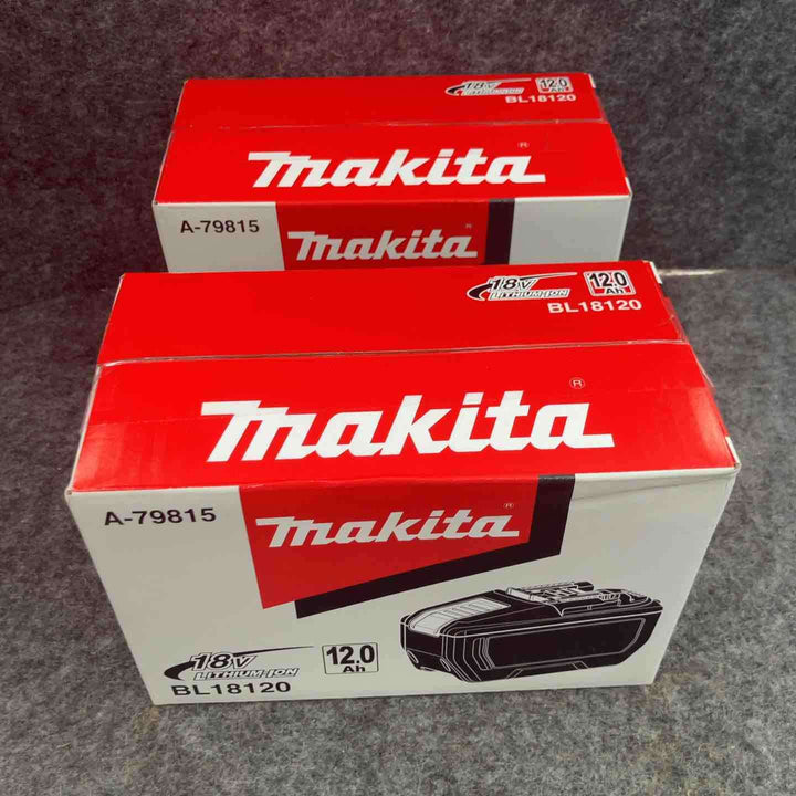 ＜大特価＞マキタ(makita) リチウムイオンバッテリー 18V/12.0Ah BL18120 *2点セット【鴻巣店】