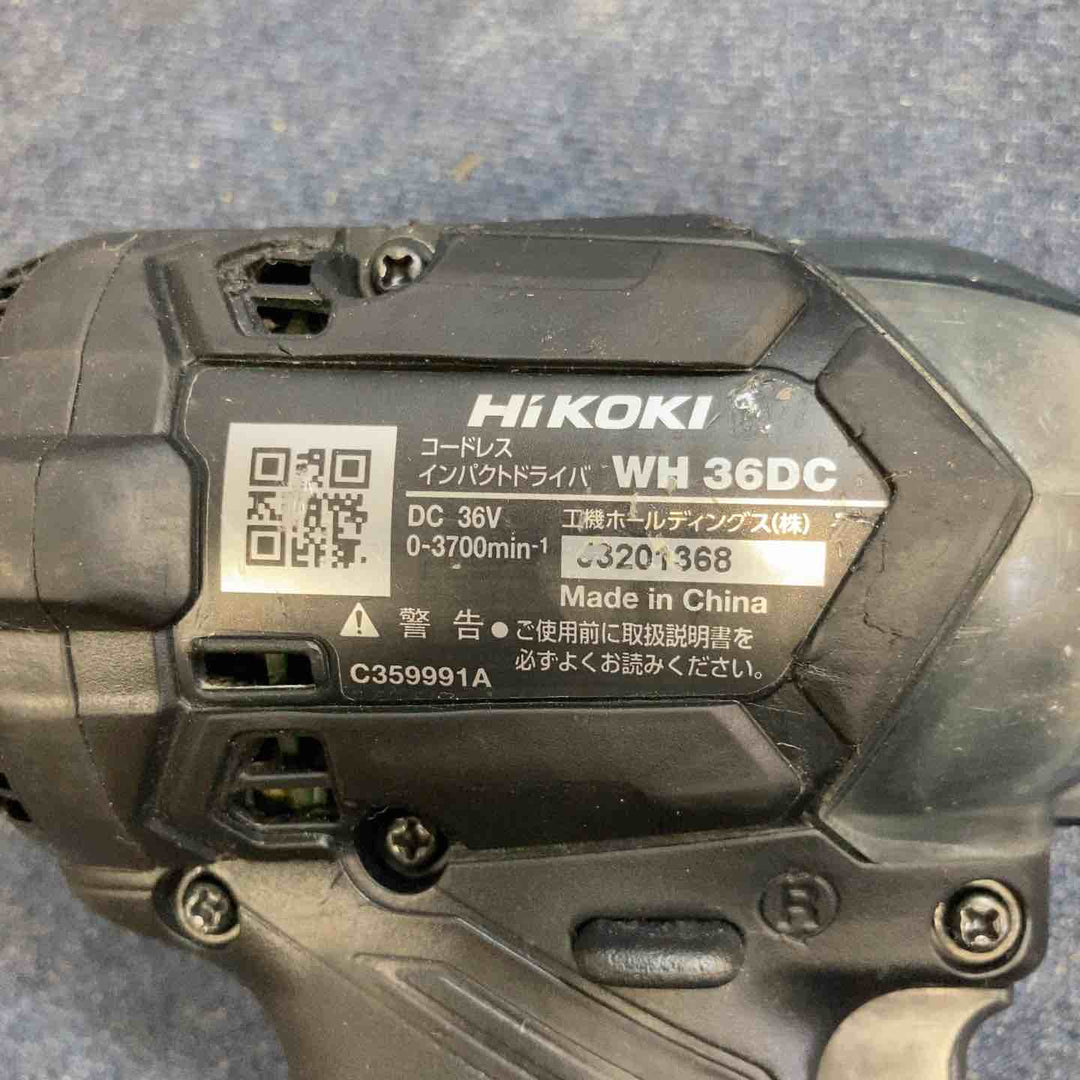 ★ハイコーキ(HIKOKI ※旧:日立工機) コードレスインパクトドライバー WH36DC(NNB)【八潮店】