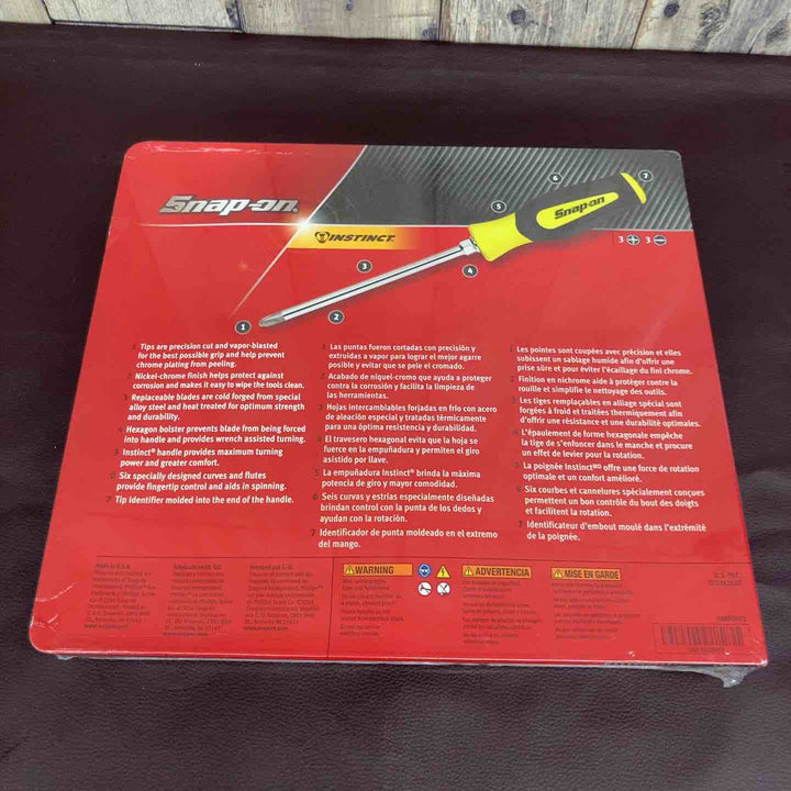 【未使用品(店頭展示品)】 スナップオン(Snap-on) ソフトグリップ ドライバー 6本セット SGDX60BHV 【東大和店】
