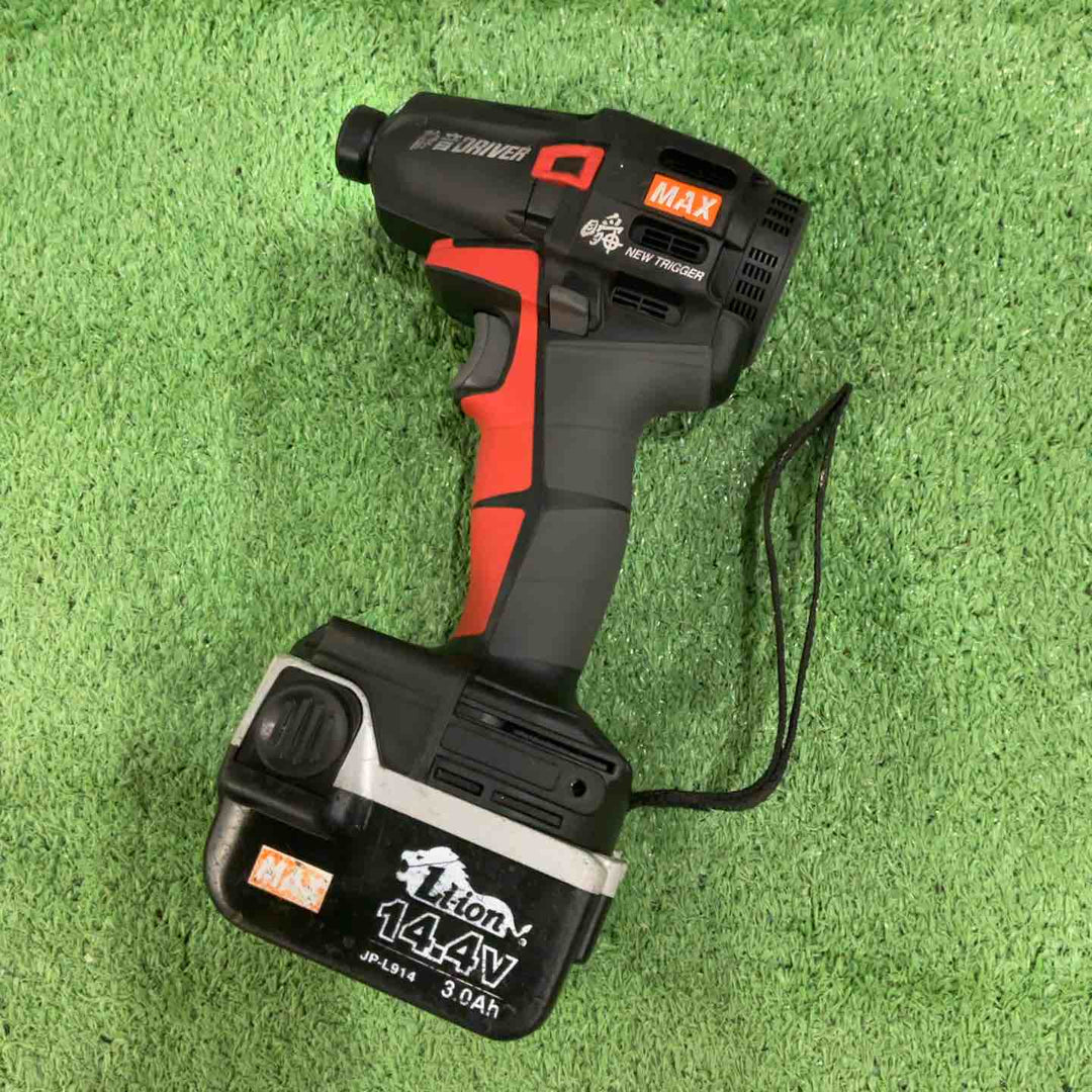 ★マックス(MAX) コードレス静音インパクトドライバー PJ-SD102-B2C/1850A 14.4V 動作確認済み【川口店】