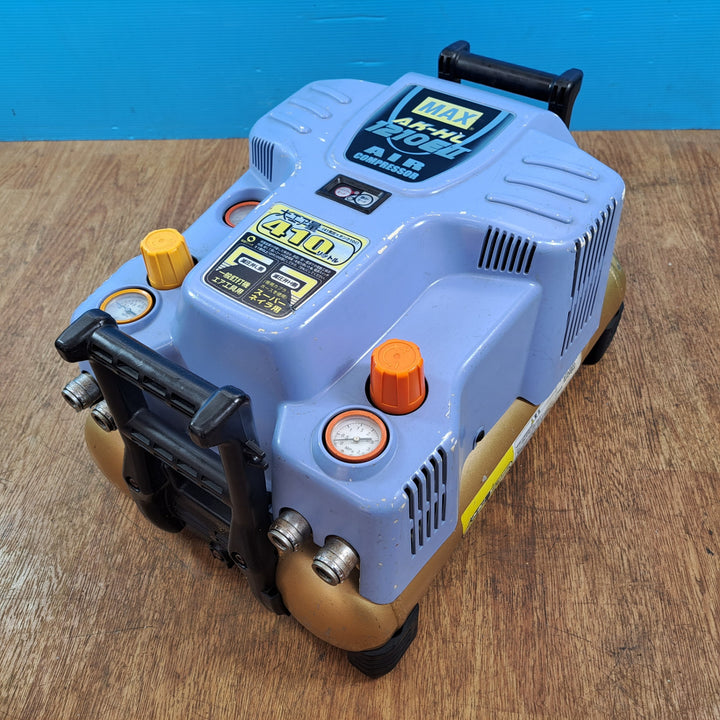 ★マックス(MAX) エアコンプレッサー AK-HL1210E2 充填時間5分30秒 水色【岩槻店】