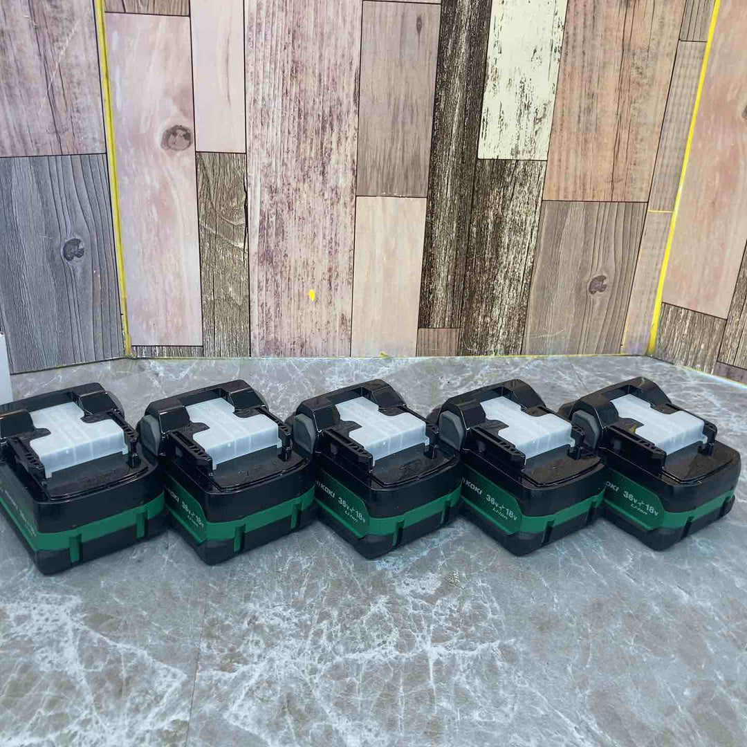 ハイコーキ(HIKOKI ※旧:日立工機) リチウムイオンバッテリー 36V/2.5Ah BSL36A18X 5個セット【八潮店】