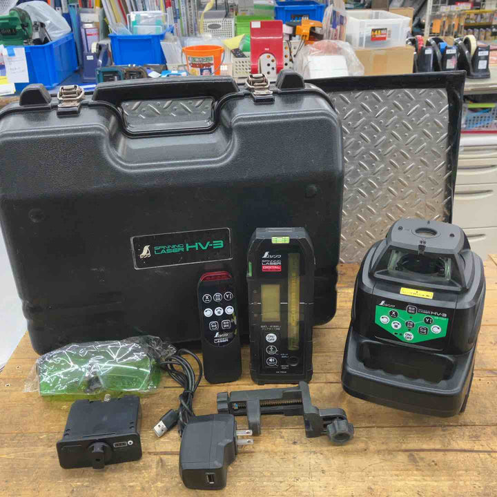 ◇シンワ スピニングレーザー HV-3 受光器付き 【所沢店】