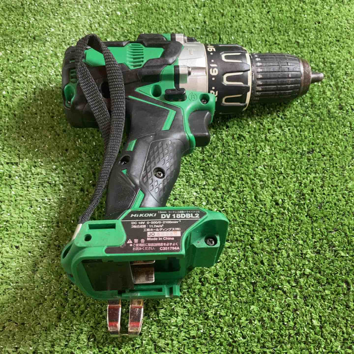 ☆ハイコーキ(HIKOKI ※旧:日立工機) コードレス振動ドリルドライバー DV18DBL2(NN)【川崎店】