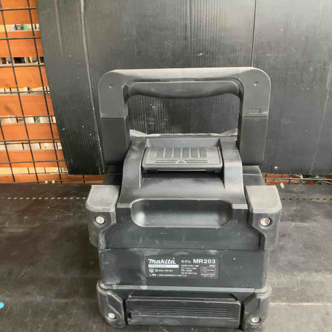 ◇マキタ(makita) コードレススピーカー(黒) MR203B【草加店】
