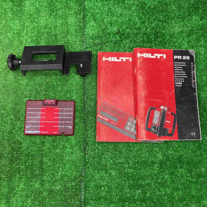 ◇ルティ(HILTI) 回転レーザー PR25受光器付き 動作確認済 精度未確認【富山店】◇SC