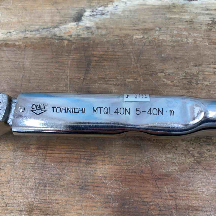 ▼TOHNCHI トルクレンチ MTQL40N 取扱説明書欠品 箱割れあり【柏店】