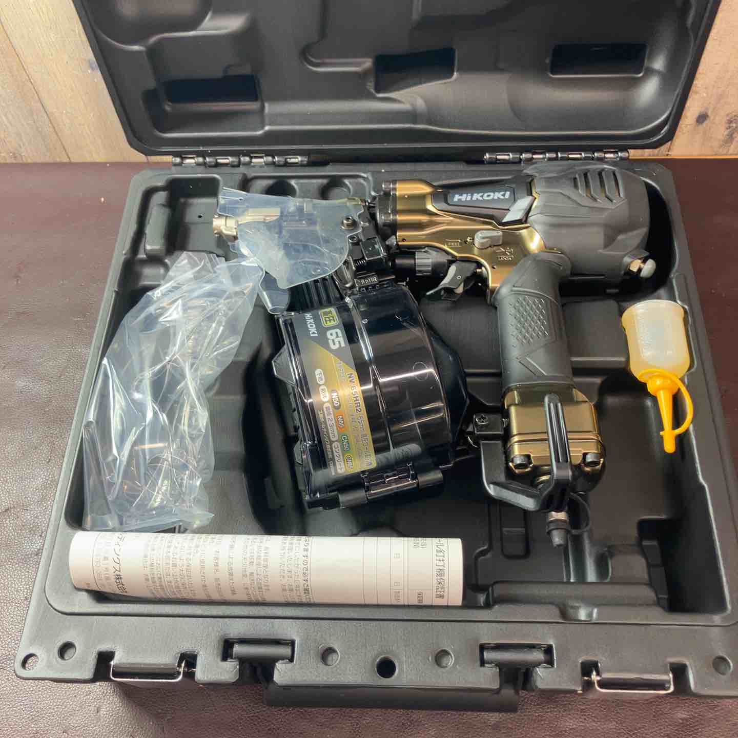 【未使用(店頭展示品)】★ハイコーキ(HIKOKI ※旧:日立工機) 高圧エア釘打ち機 NV65HR2(N)【東大和店】 未使用(店頭展示品)】☆ハイコーキ(HIKOKI ※旧:日立工機) 高圧エア釘