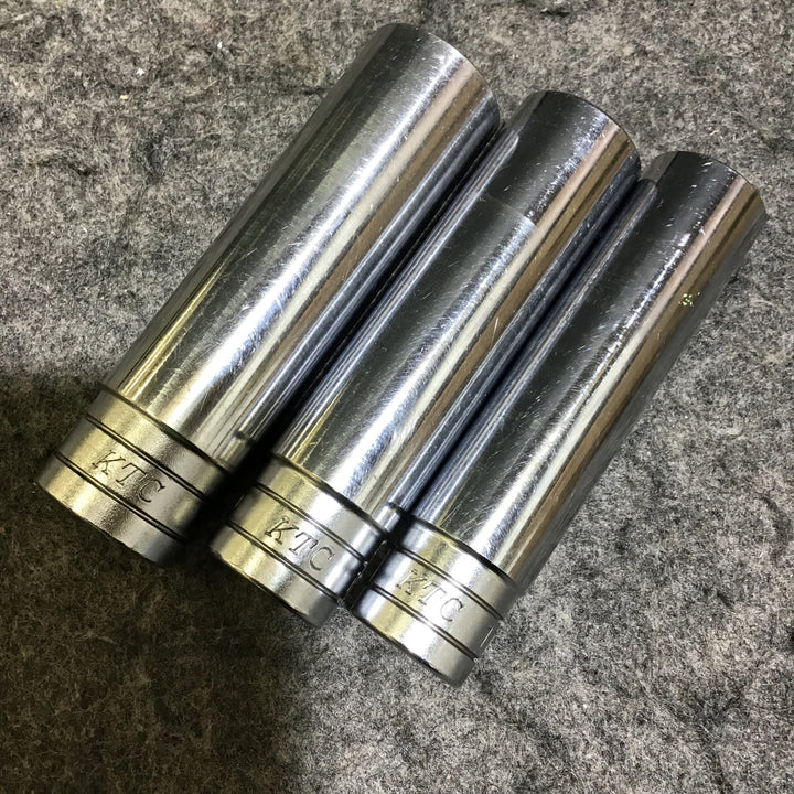 【中古】 KTC 1/2" ディープソケットセット 17、19、21mm 3点セット 【桶川店】