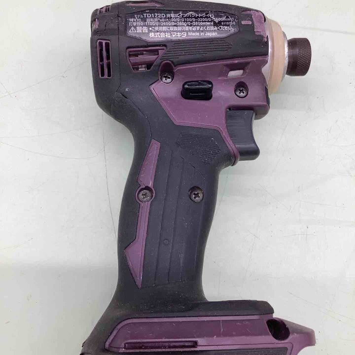 ★マキタ(makita) コードレスインパクトドライバー TD172DZAP【越谷店】