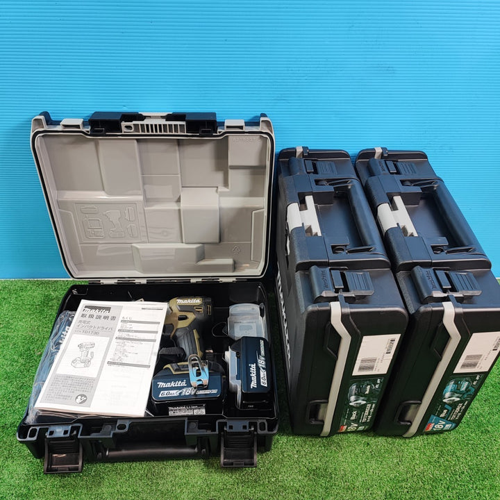マキタ(makita) 充電式インパクトドライバ TD173DRGX 青・黒・オリーブ 各1台 計3台セット【岩槻店】