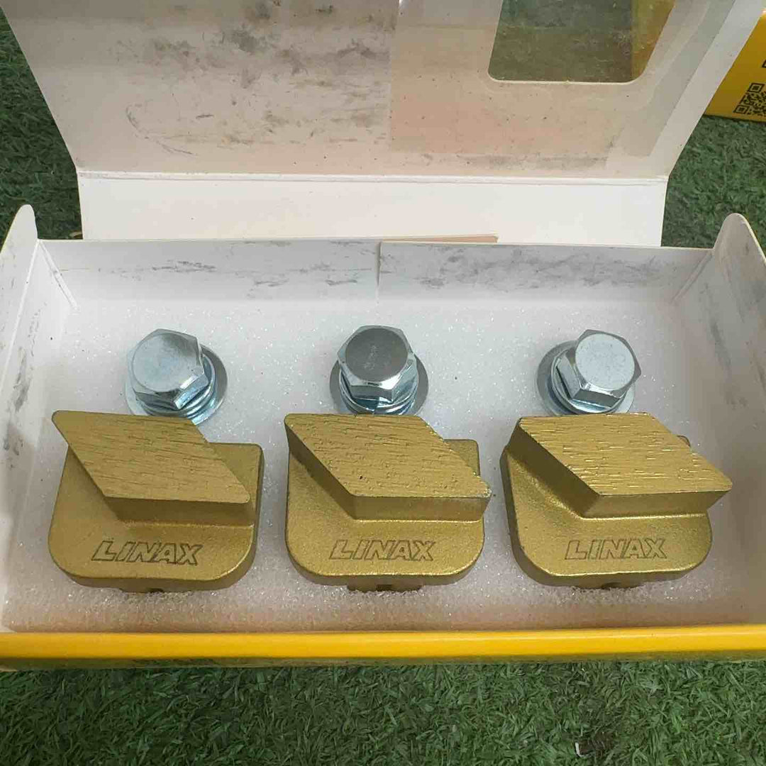 ライナックス　床研削機用カッター　ブロックダイヤハード#2410×2#2502×2【町田店】