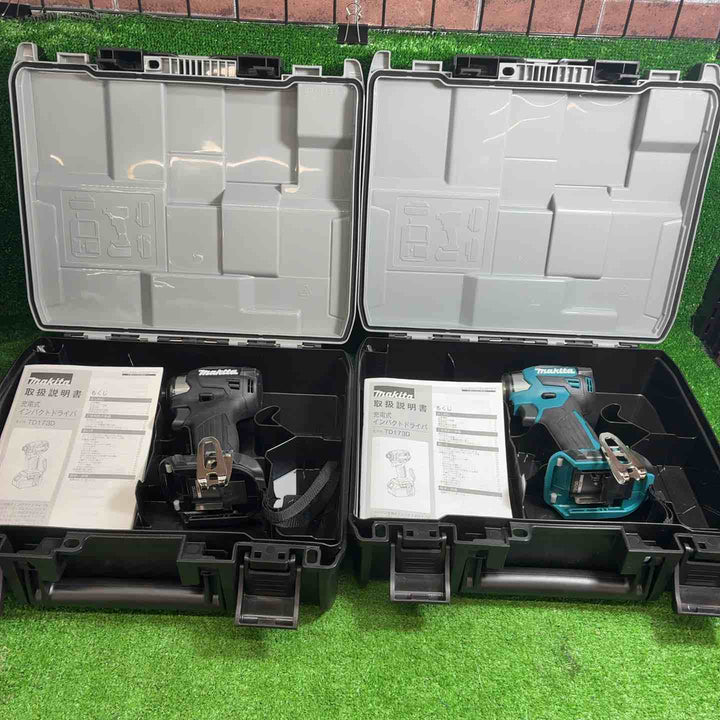 【2台セット(本体＋ケース)】マキタ(makita) コードレスインパクトドライバー TD173DZ・TD173DZB【藤沢店】