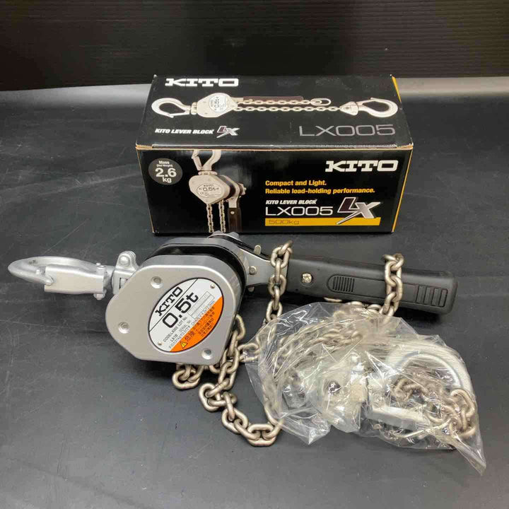 【未使用品】KITO(キトー) レバーブロック LX005 (LX1B)【川越店】