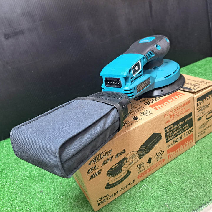 ★マキタ(makita) 充電式ランダムオービットサンダ BO001CGZ ☆バッテリアダプタ 1.6ｍコネクタ式 A-77394 セット【岩槻店】