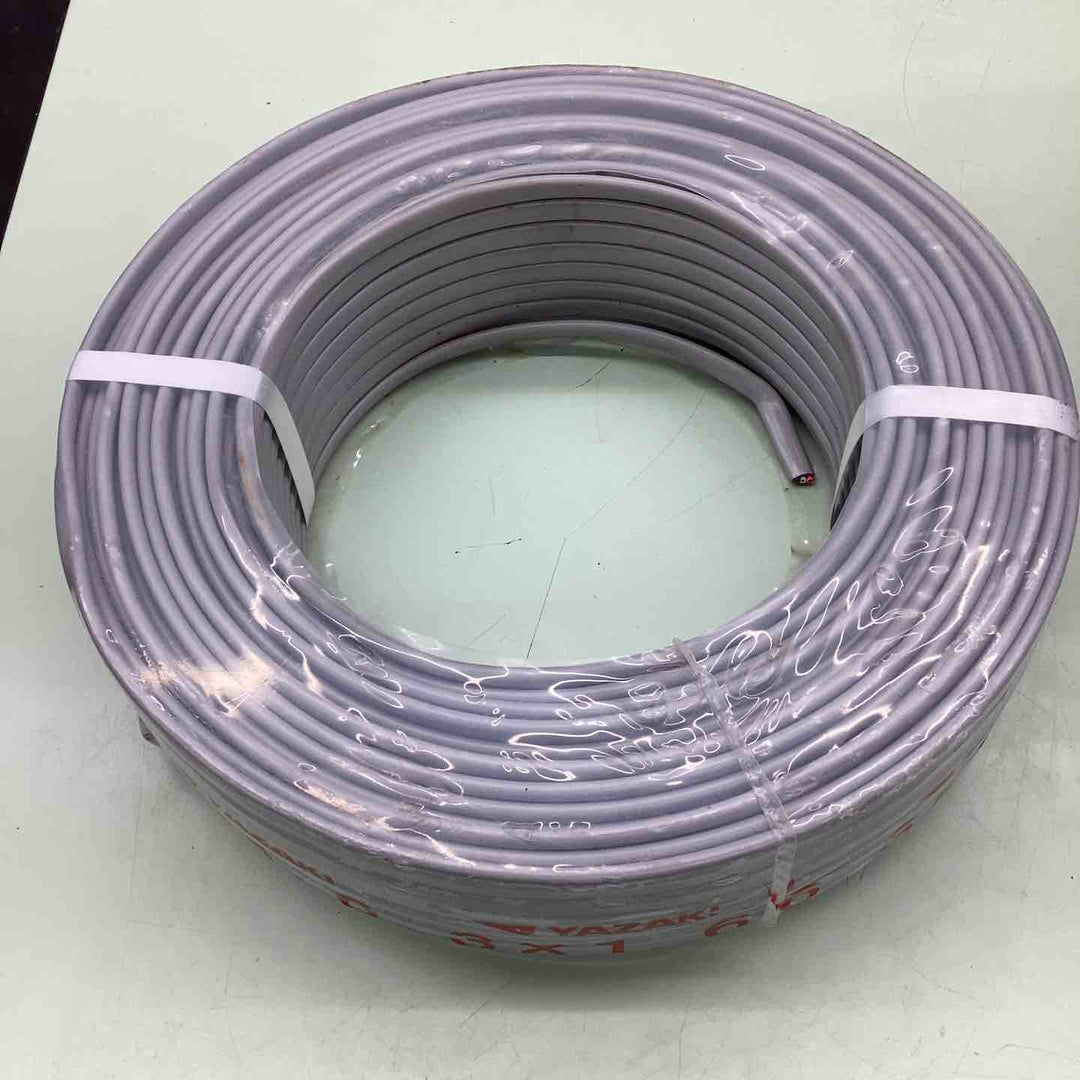 矢崎 VVFケーブル 1.6mm×3芯 100m巻 (灰色) VVF1.6mm×3C×100m YAZAKI【越谷店】