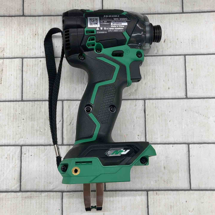 ★ハイコーキ(HIKOKI ※旧:日立工機) コードレスインパクトドライバー WH36DC(NN)【所沢店】