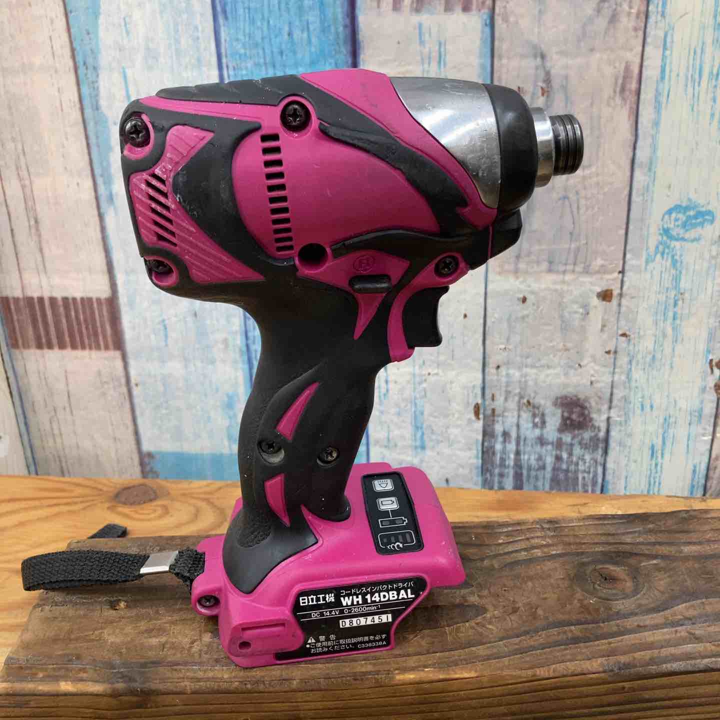 HITACHI】充電インパクトドライバ WH14DBAL