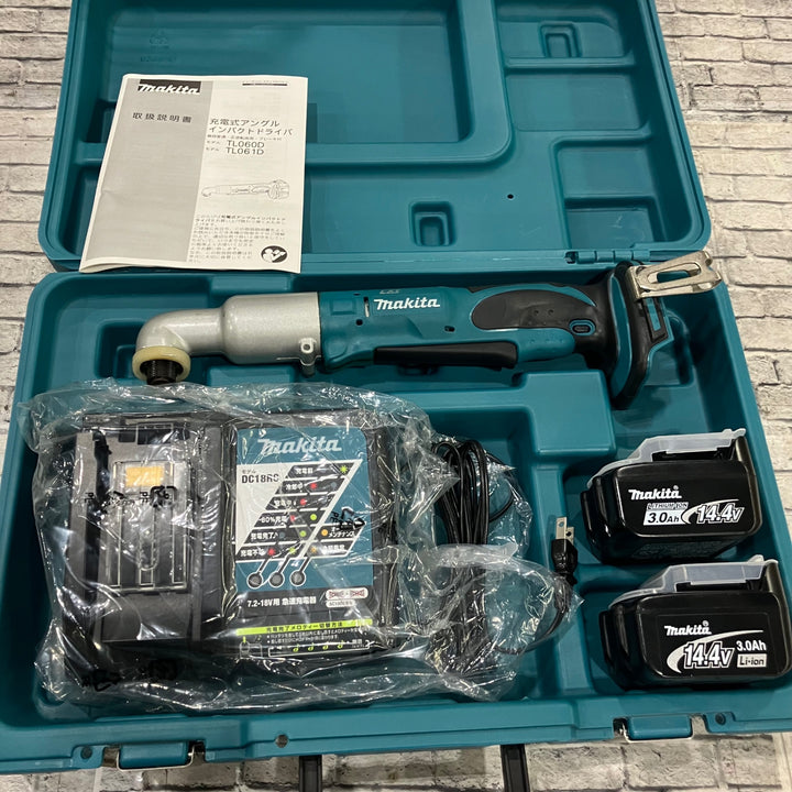 ☆マキタ(makita) コードレスアングルインパクトドライバ TL060DRF バッテリー2個付き【川口店】