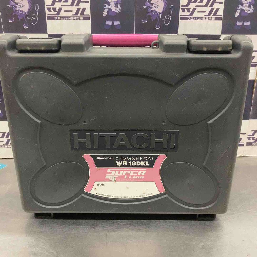 ★ハイコーキ(HIKOKI ※旧:日立工機) コードレスインパクトドライバー WH18DKL(2LSCK)(R)【所沢店】