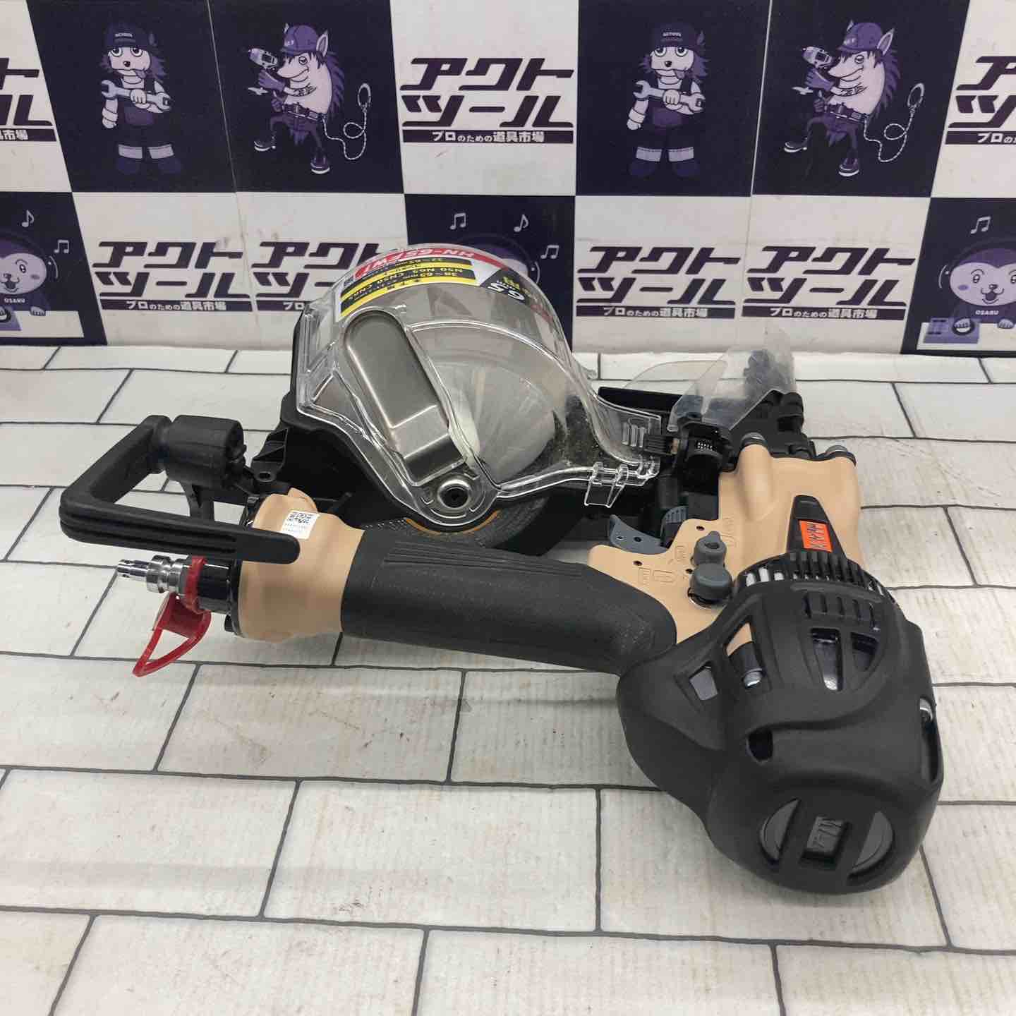☆マックス(MAX) 高圧エア釘打ち機 HN-65FW1(V)_サンドベージュ【所沢