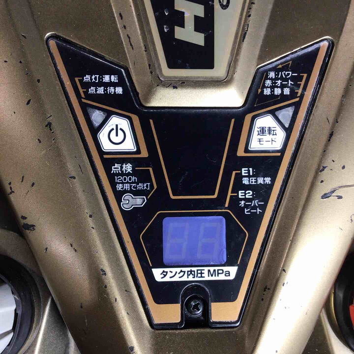 HiKOKI(ハイコーキ) 旧日立工機 釘打機用エアコンプレッサ タンク容量12L タンク内圧45気圧 高圧/一般圧対応 セキュリティ機能なし EC1445H3(TN(BG))ブラック＆ゴールド 限定販売色【川口店】