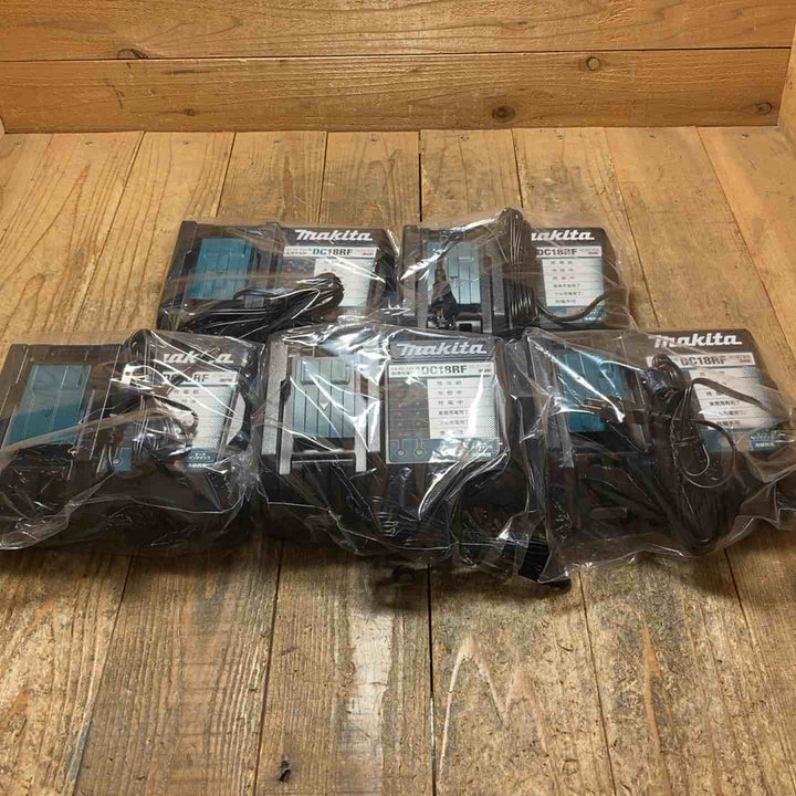 マキタ 急速充電器 DC18RF 5個セット 【所沢店】