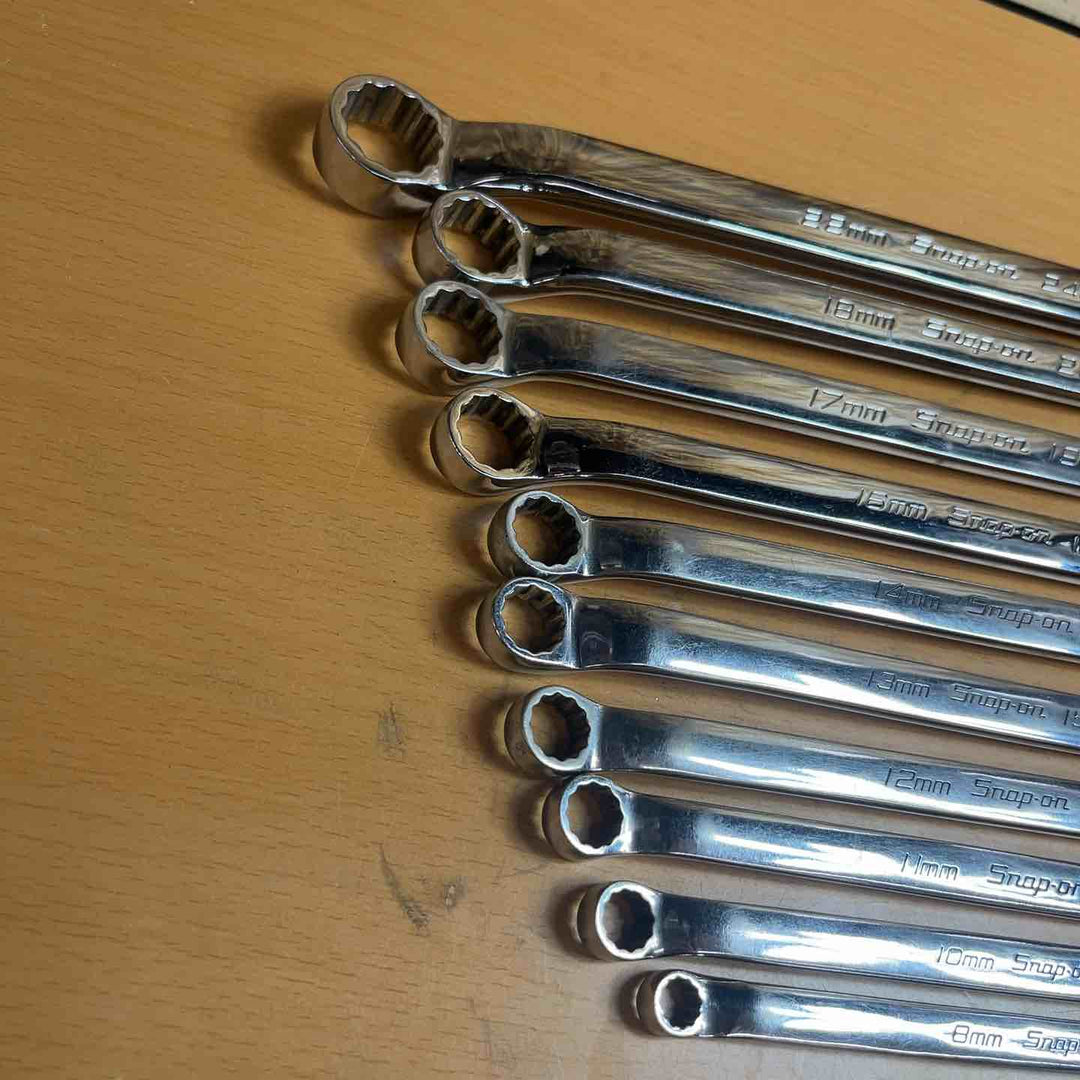 Snap-on スナップオン メガネレンチ 中古 10本セット XBM2224A/1821/1719/1618/1417/1315/1214/1113/1012/810　【越谷店】