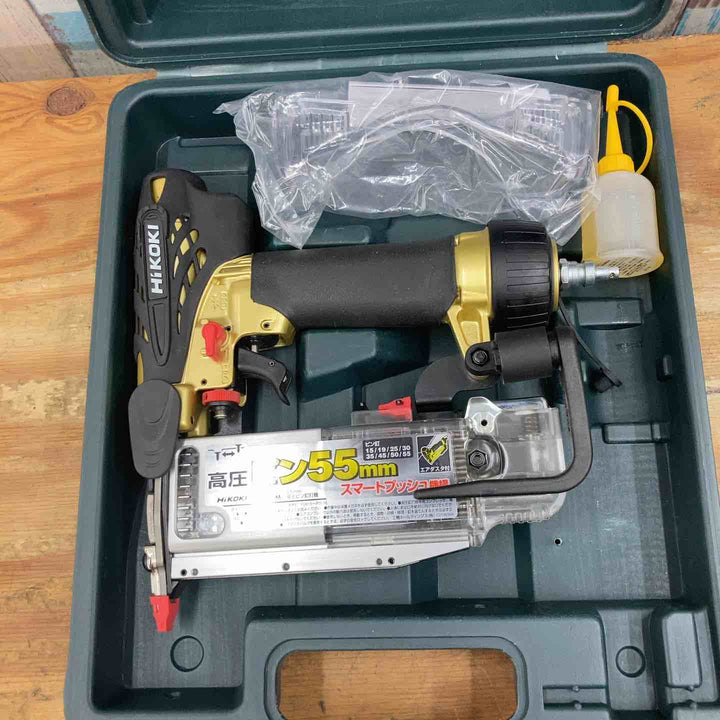 【中古美品】★ハイコーキ(HIKOKI ※旧:日立工機) 高圧ピンネイラ NP55HM【柏店】