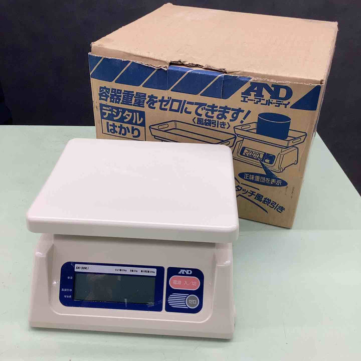 A&D エーアンドデイ SK-20Ki デジタルはかり ひょう量20kg 目量20g【越谷店】