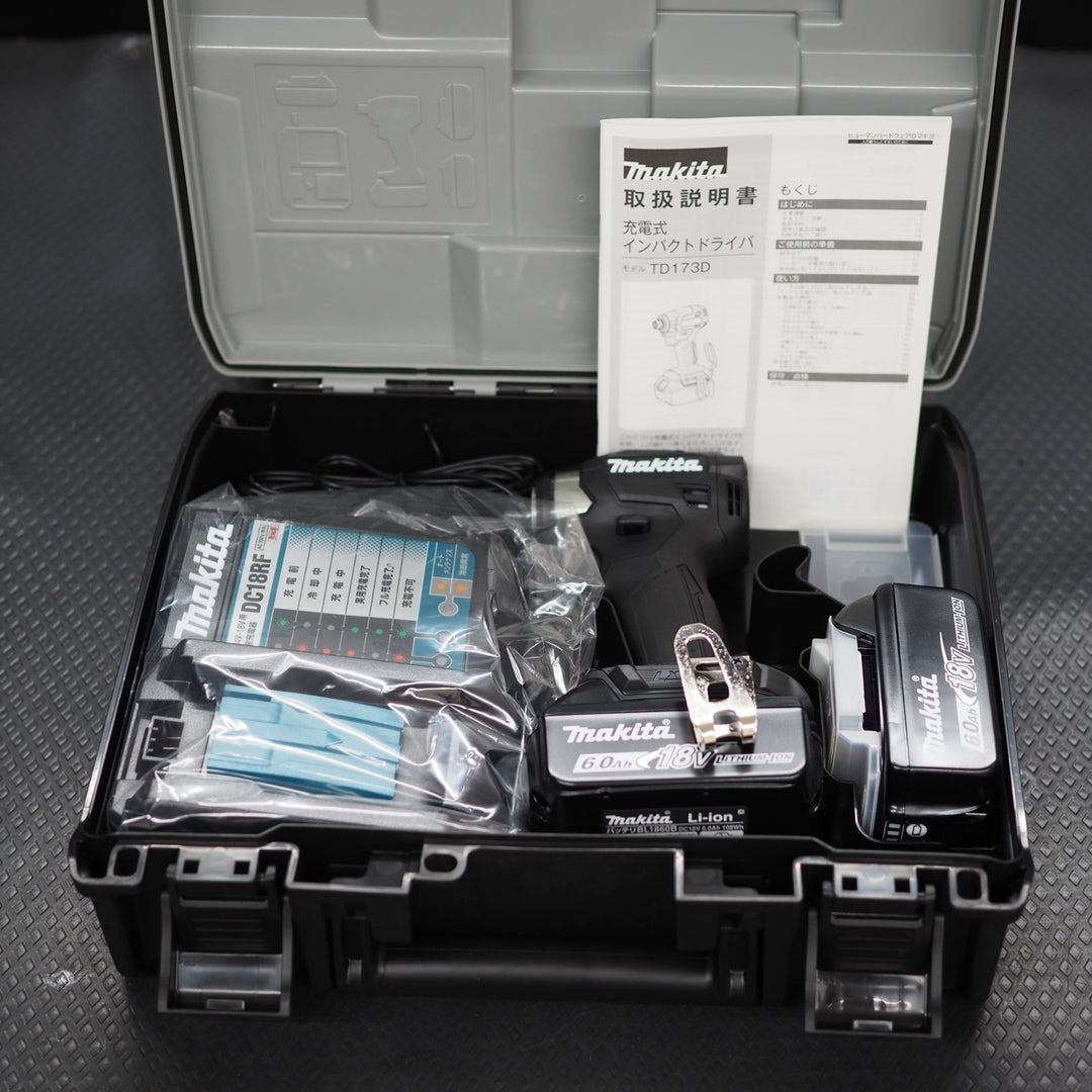 【未使用品】マキタ/makita インパクトドライバー TD173DRGX/DRGXB　2台セット【鴻巣店】