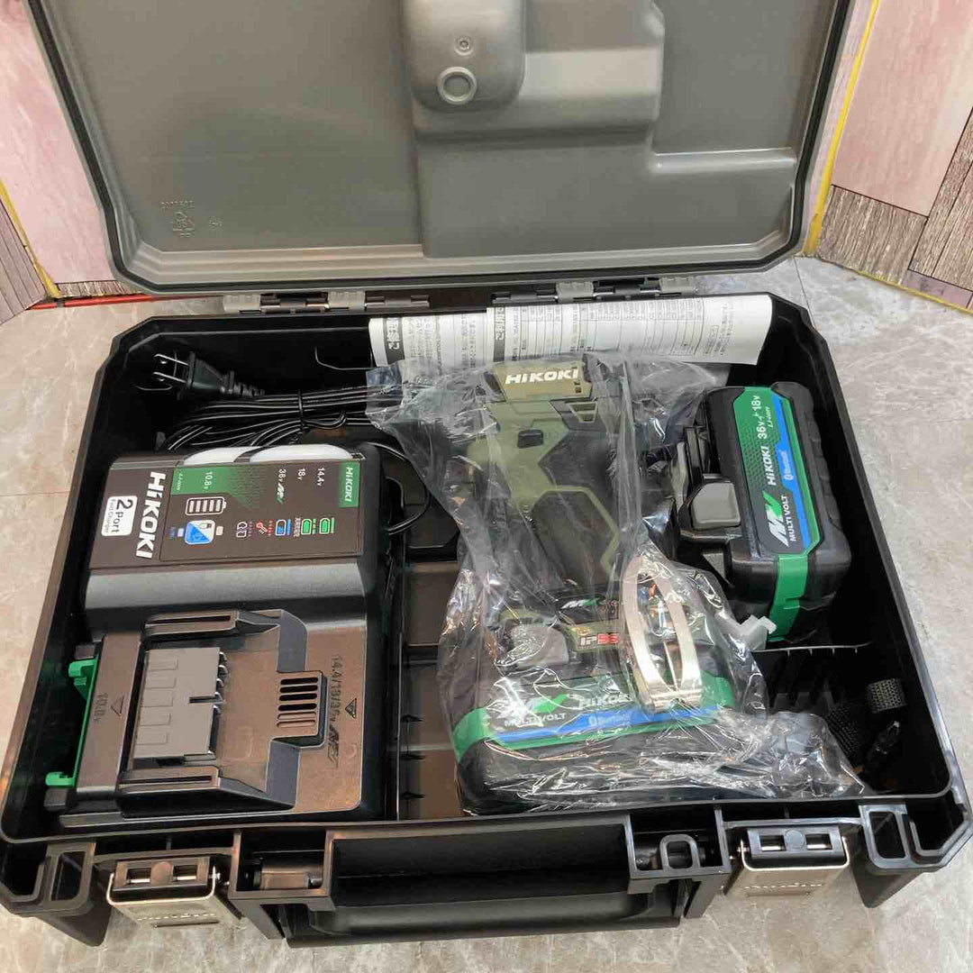 ハイコーキ コードレスインパクトドライバ フォレストグリーン WH36DD(2XHGSZ) 2個【八潮店】