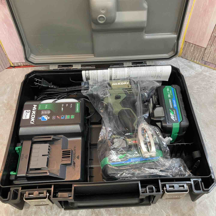 ハイコーキ コードレスインパクトドライバ フォレストグリーン WH36DD(2XHGSZ) 2個【八潮店】