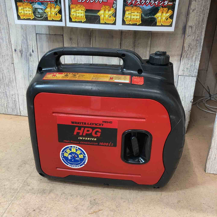 【中古品/店頭受取り限定】ワキタ(MEIHO) インバーター式ガソリン発電機 HPG1600i2【東大和店】