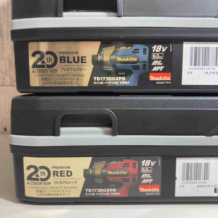 ◇マキタ 18V充電式インパクトドライバ 4台セットTD173DGXPB・ PY・PG・PR 20周年モデル 純正品【戸田店】