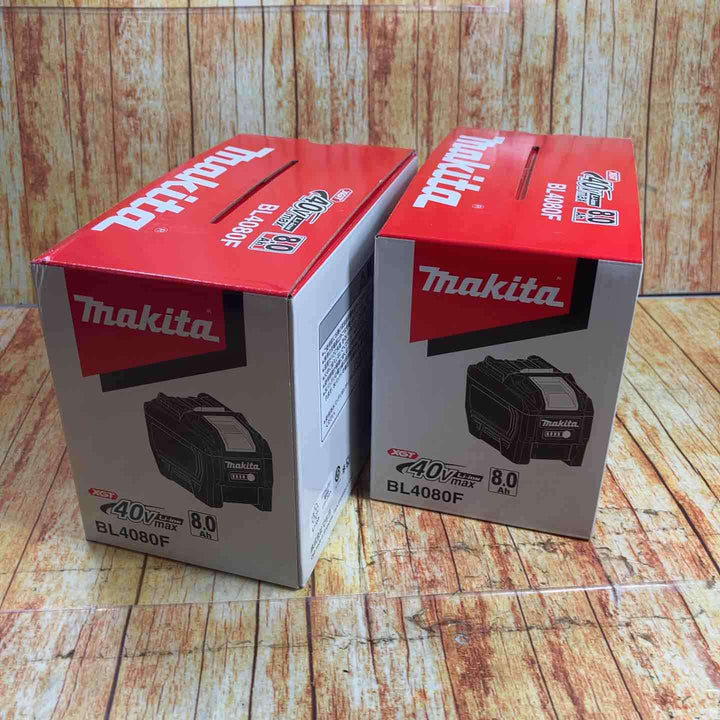 マキタ(makita) リチウムイオンバッテリー 40Vmax/8.0Ah BL4080F　2個セット　【川崎店】