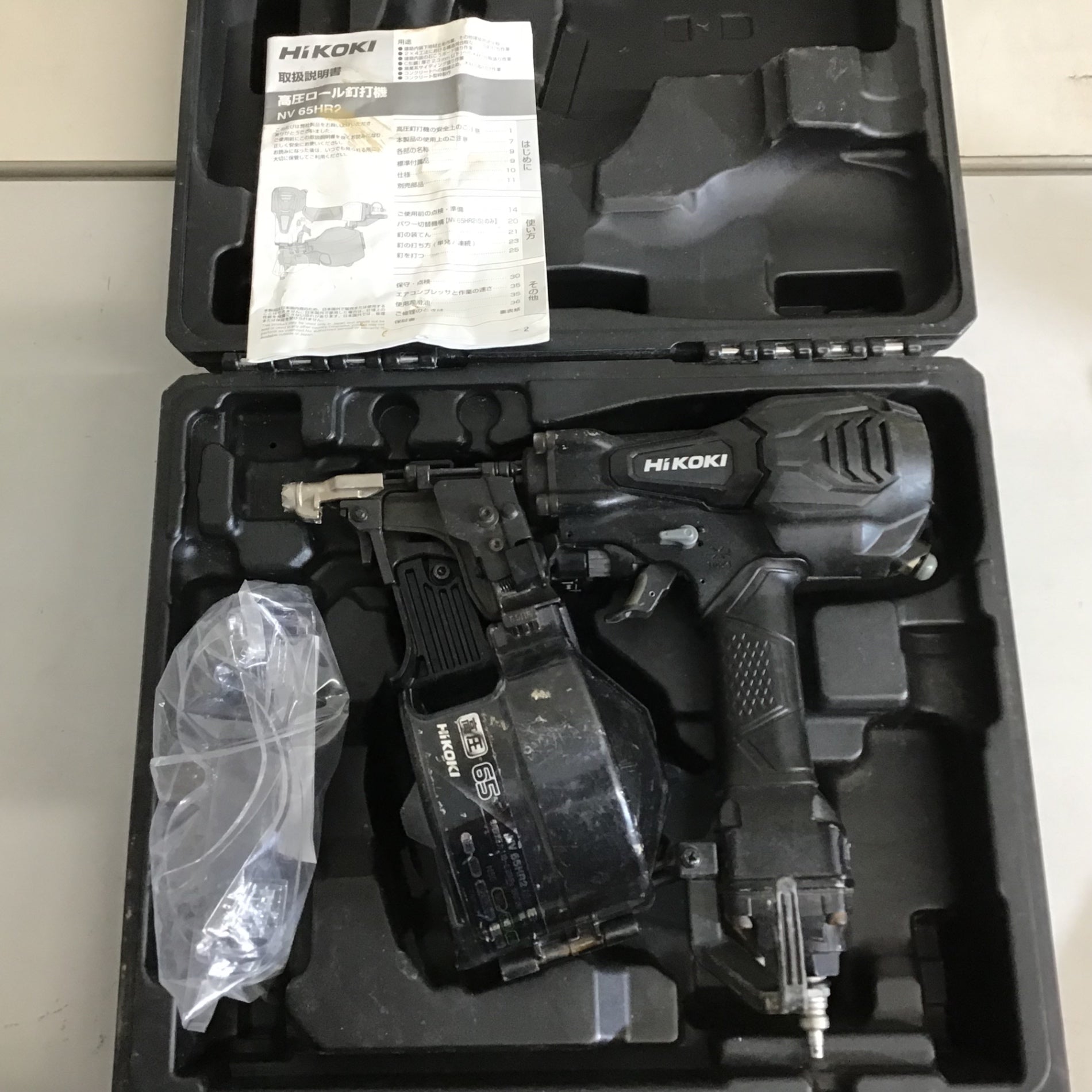 中古品】HIKOKI 高圧ロール釘打機 NV65HR2【戸田店】 – アクトツール