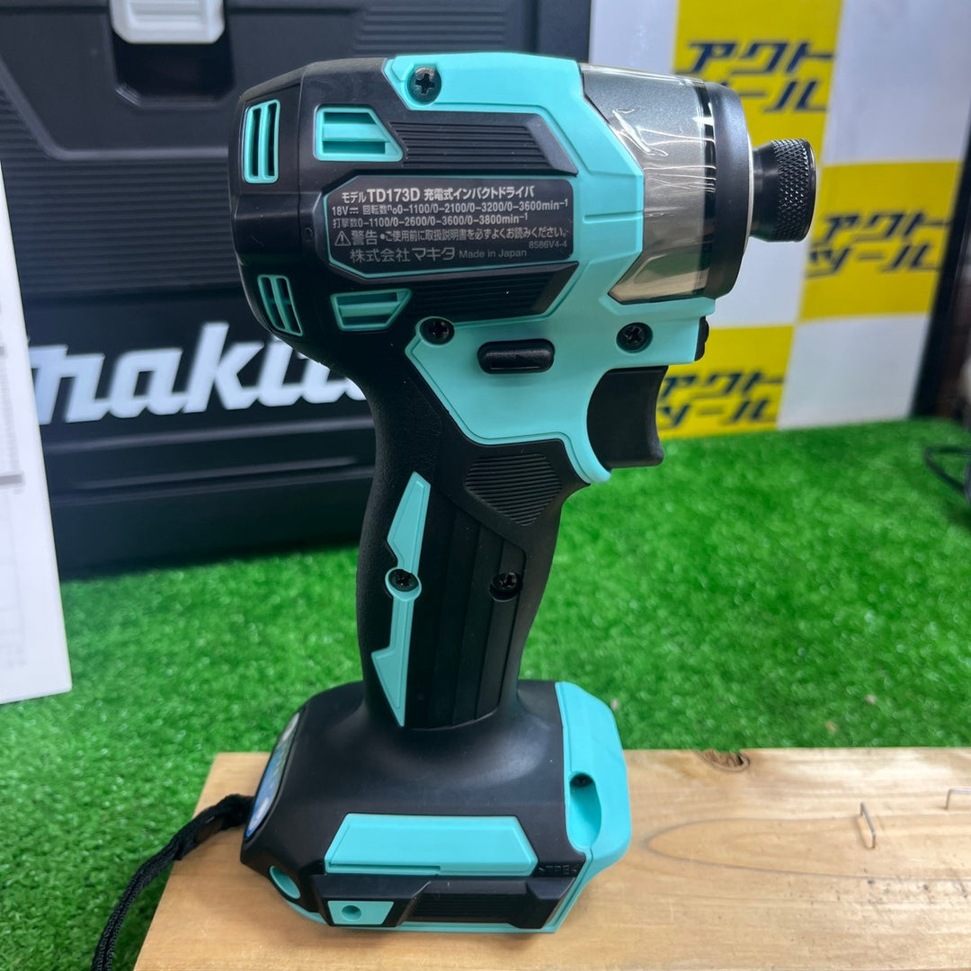 ◇マキタ(makita) 18V コードレスインパクトドライバ TD173DZTB ターコイズブルー　本体＋ケース　【越谷店】
