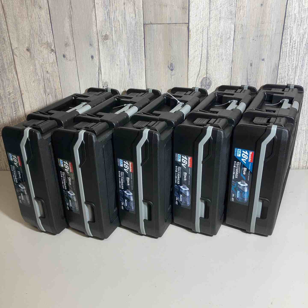 【未使用品】 マキタ makita コードレス インパクトドライバー TD173DRGX TD173DRGXB TD173DRGXO 5台 インパクト 青 ブルー 黒 ブラック オリーブ【戸田店】