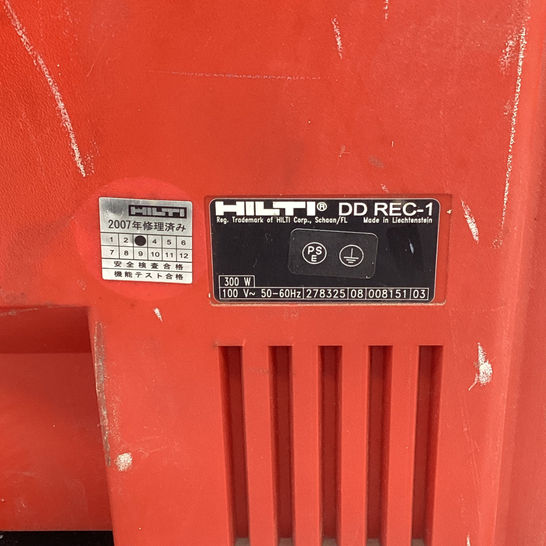 【店頭受取り限定】HILTI ダイヤモンドコアツール(ウォーターリサイクルユニット付) DD EC-1 DD REC1【越谷店】