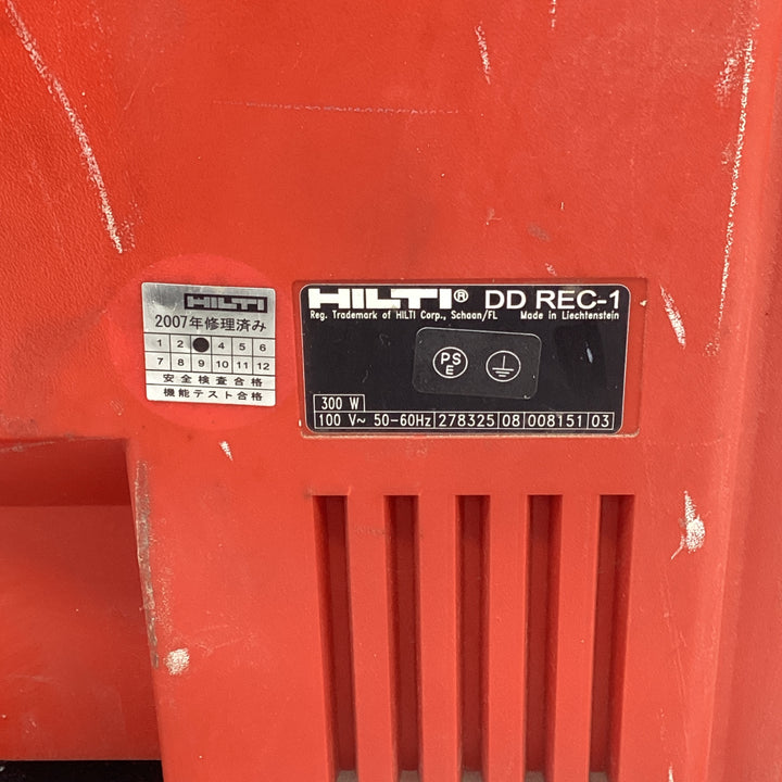【店頭受取り限定】HILTI ダイヤモンドコアツール(ウォーターリサイクルユニット付) DD EC-1 DD REC1【越谷店】