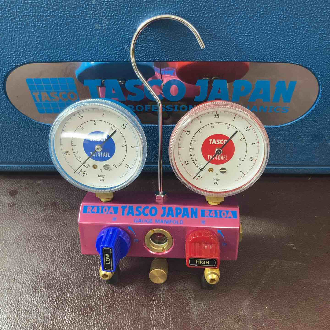 【中古美品】イチネンTASCO TA122Y R410Aボールバルブ式ゲージマニホールド【東大和店】