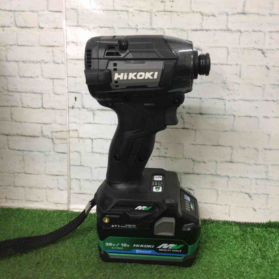 ★ハイコーキ(HIKOKI ※旧:日立工機) コードレスインパクトドライバ ストロングブラック WH36DD(2XHBSZ)【町田店】