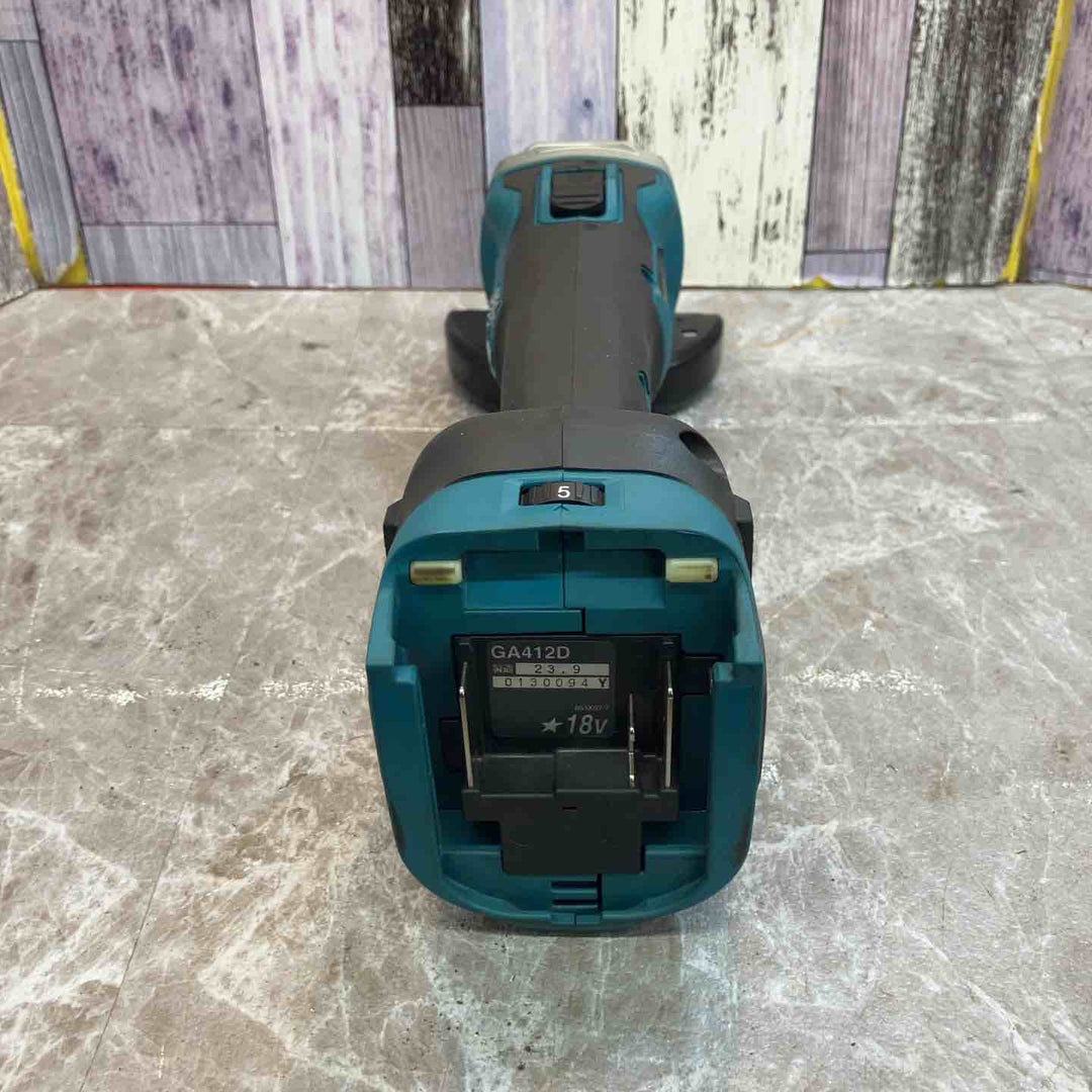 ★マキタ(makita) 100mmコードレスディスクグラインダ GA412DRGX【八潮店】